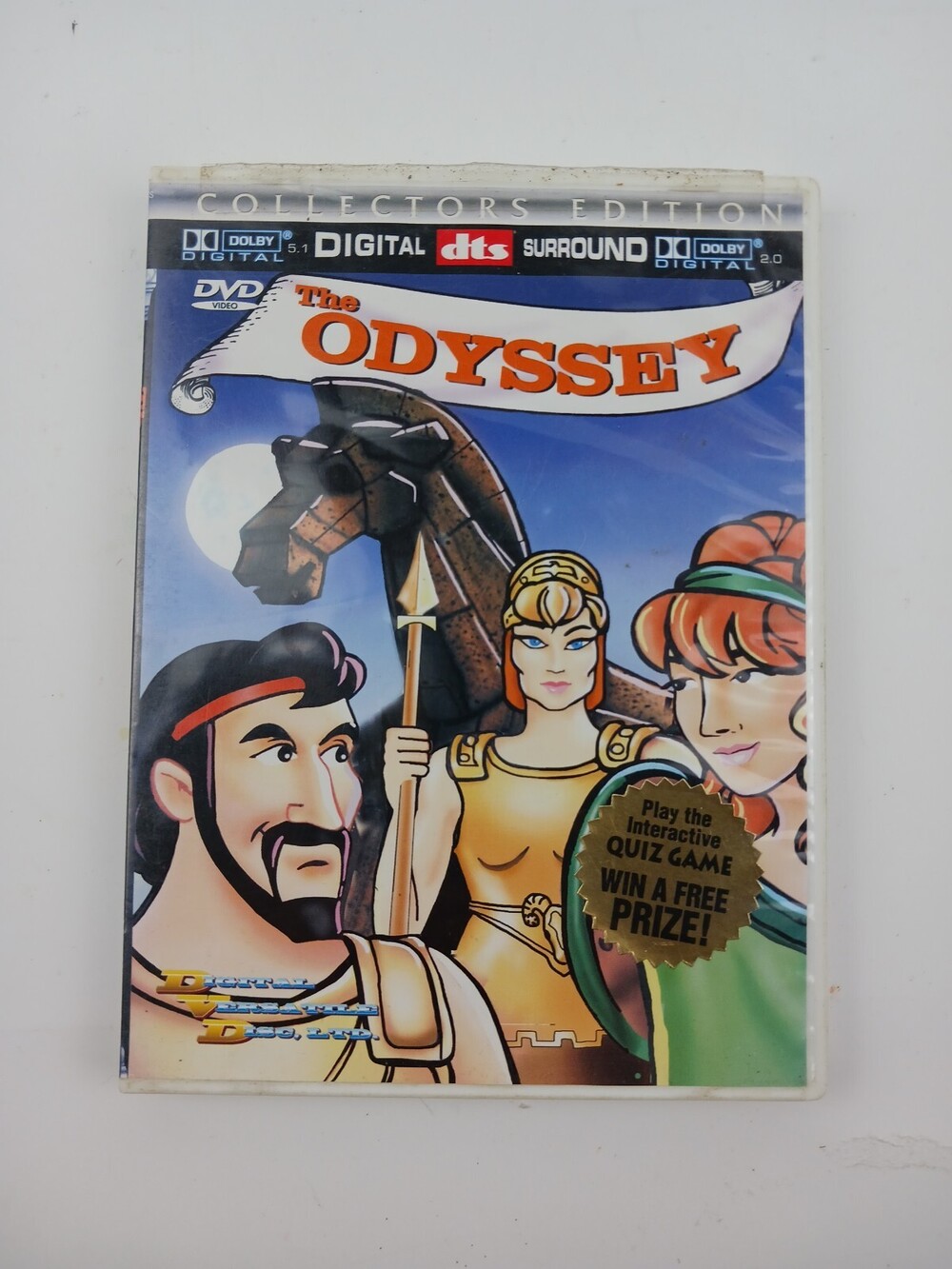 The Odyssey [Animated Version] DVD. Great Condition Disk.